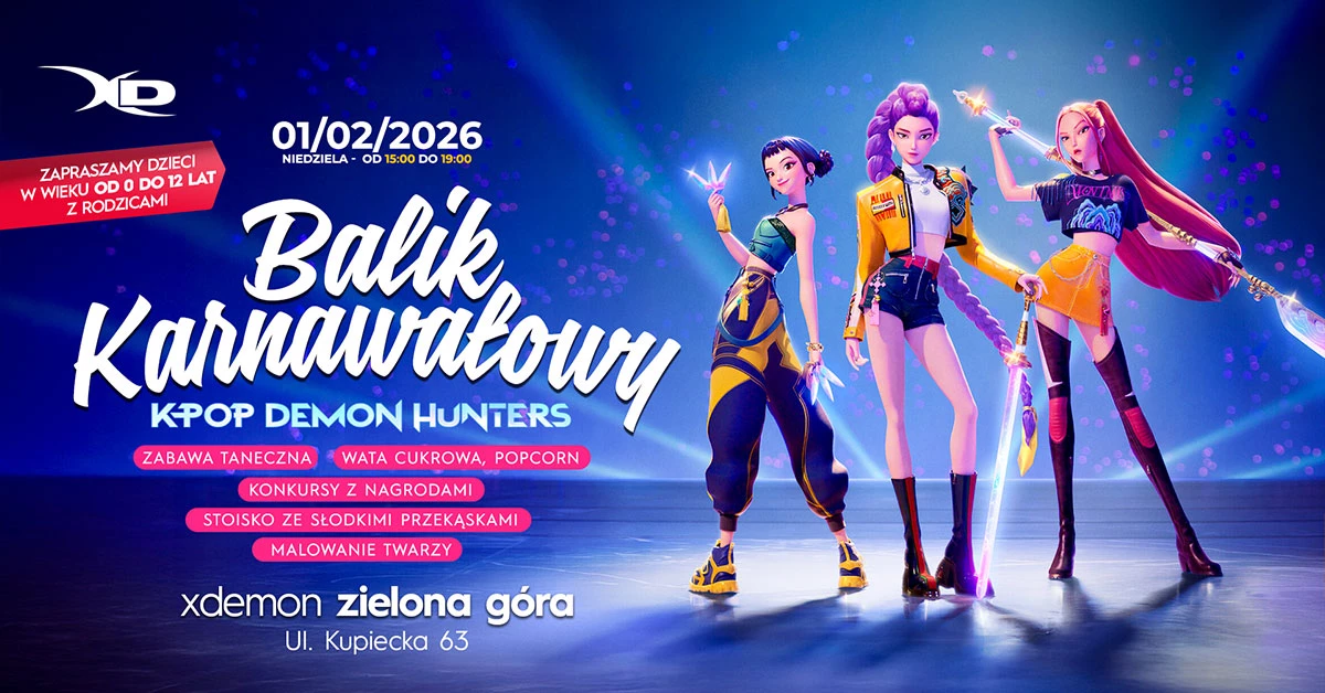 Balik Karnawałowy dla dzieci | K-POP DEMON HUNTERS | X-Demon Zielona Góra